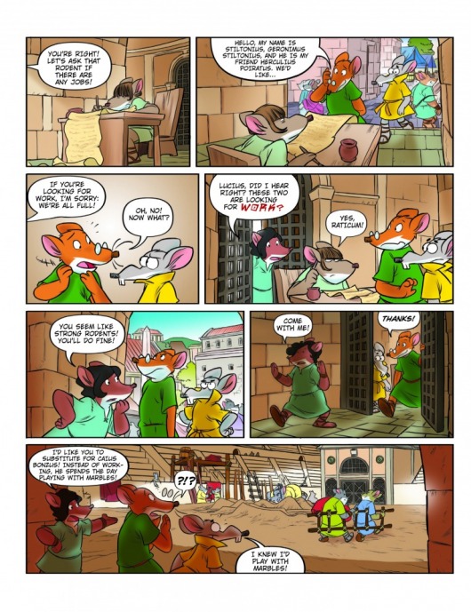 Comic 3 The Coliseum Con Anticipazioni Geronimo Stilton